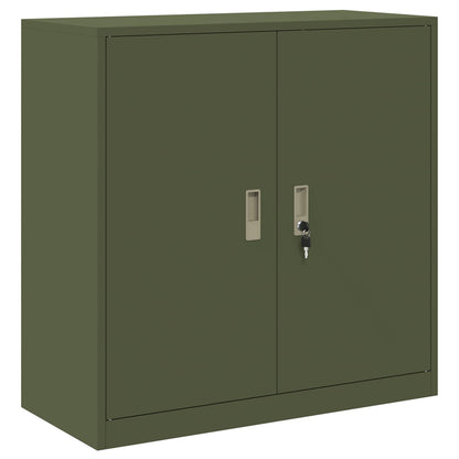 Armadio Verde oliva 90 x 40 x 90 cm Acciaio