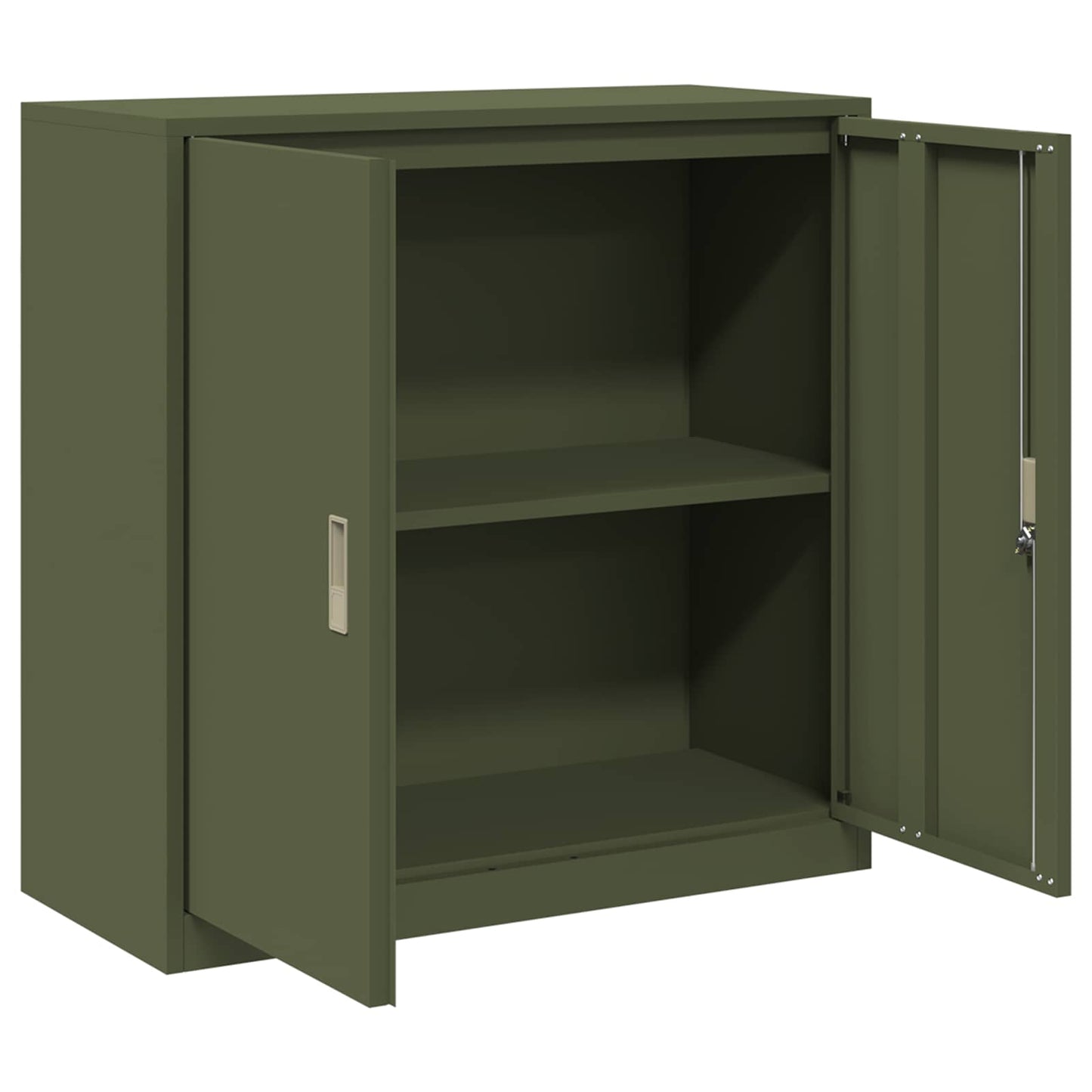 Armadio Verde oliva 90 x 40 x 90 cm Acciaio