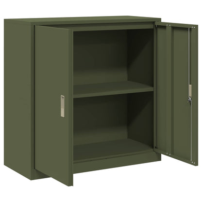 Armadio Verde oliva 90 x 40 x 90 cm Acciaio