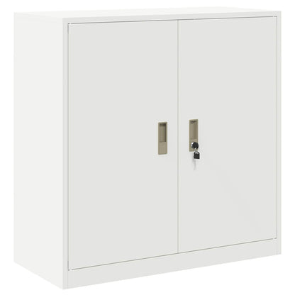 Armadio Bianco 90 x 40 x 90 cm Acciaio