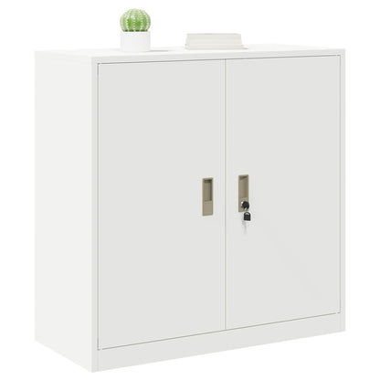 Armadio Bianco 90 x 40 x 90 cm Acciaio