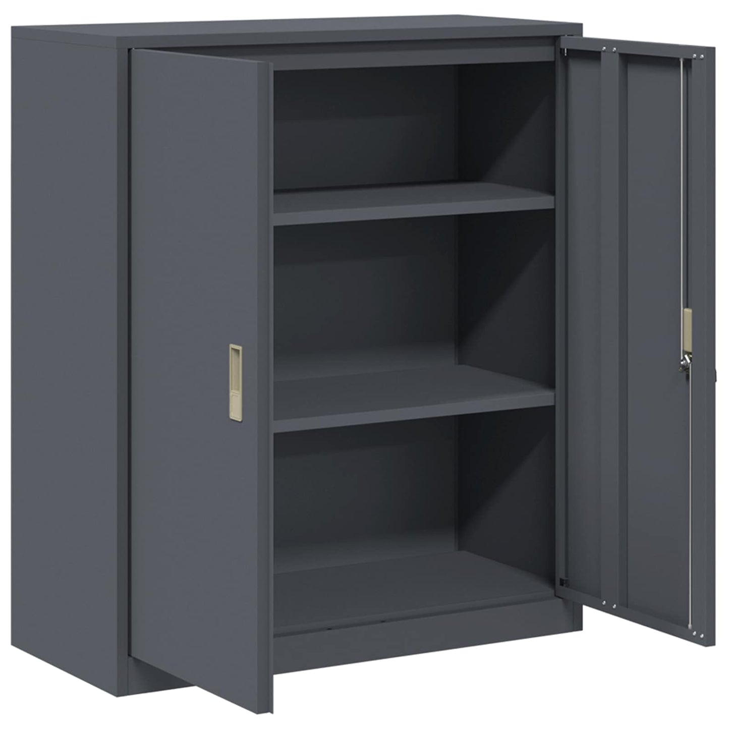Armadio Antracite 90 x 40 x 105 cm Acciaio