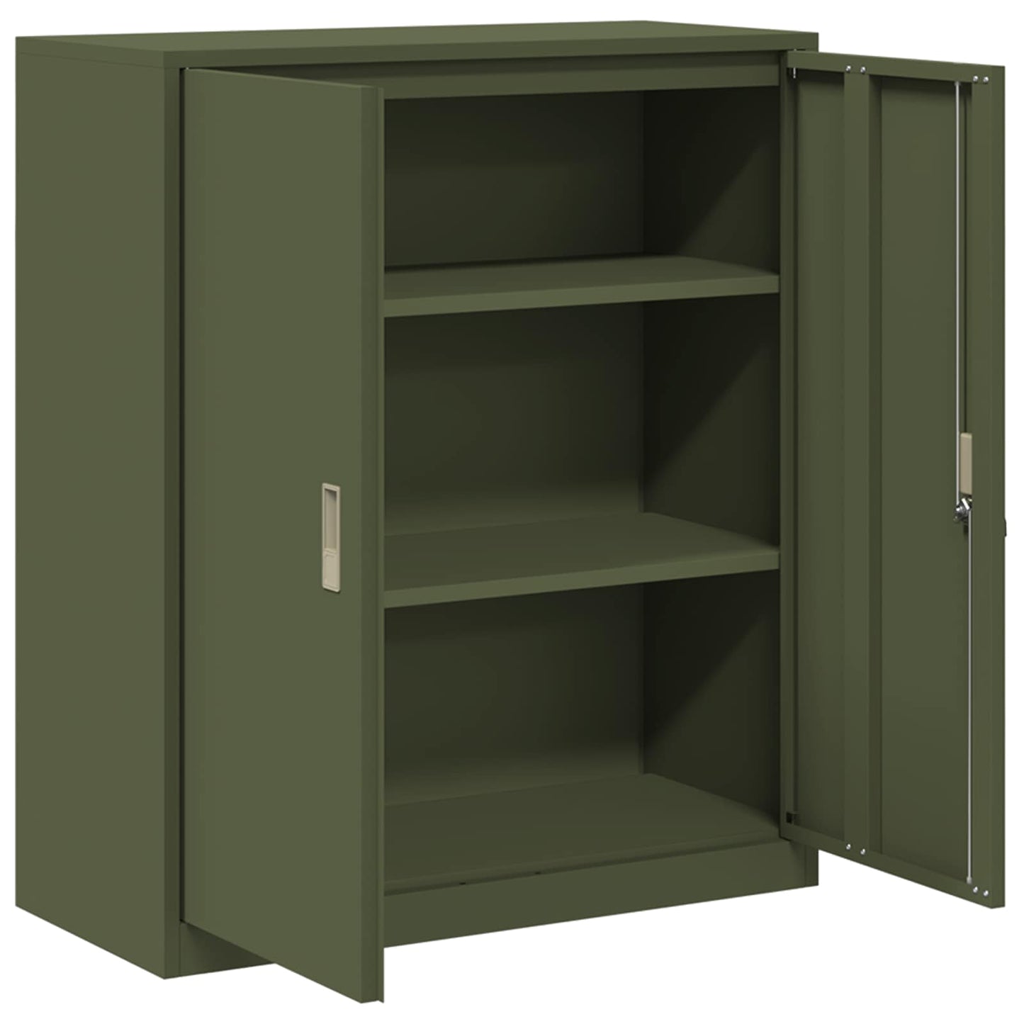 Armadio Verde oliva 90 x 40 x 105 cm Acciaio