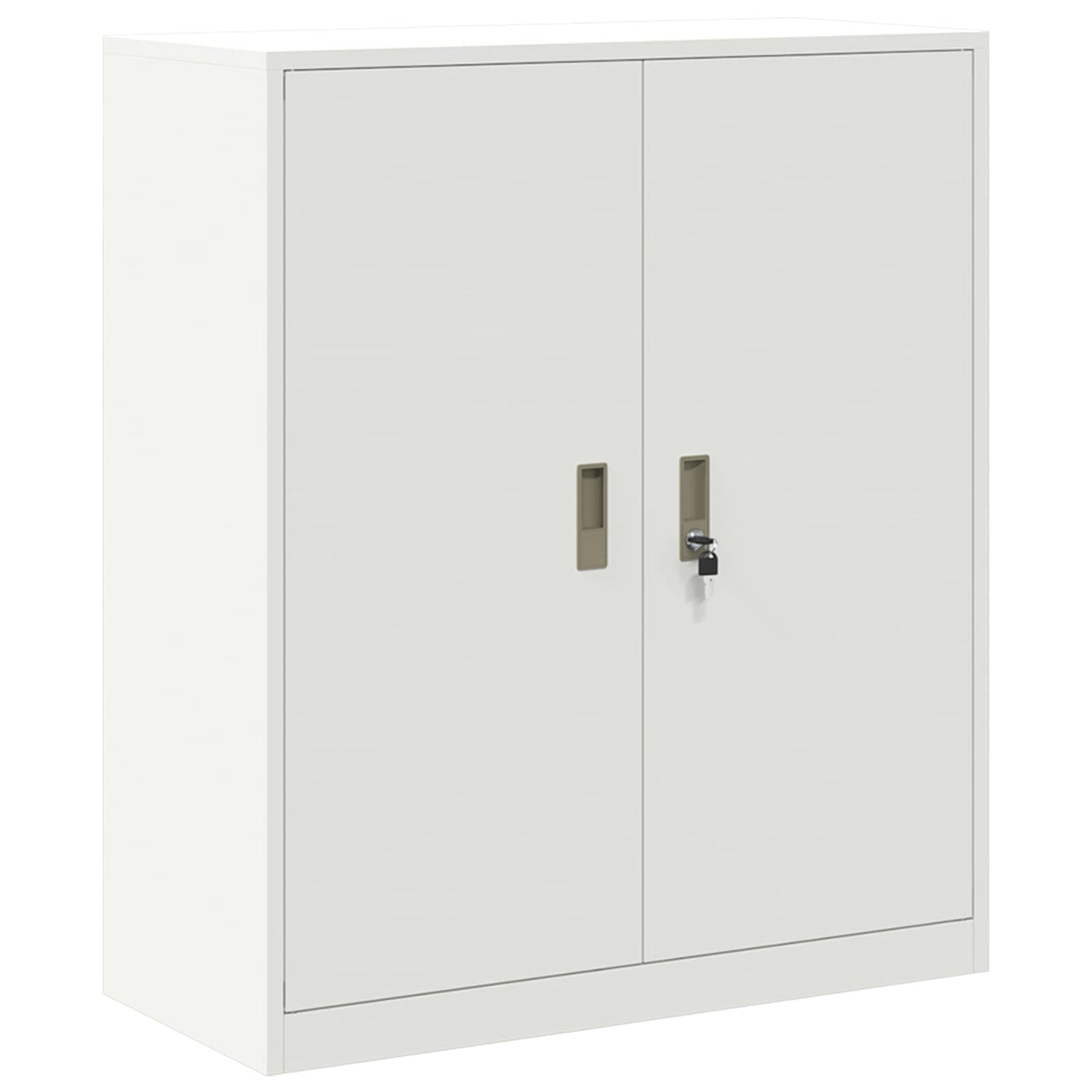 Armadio Bianco 90 x 40 x 105 cm Acciaio
