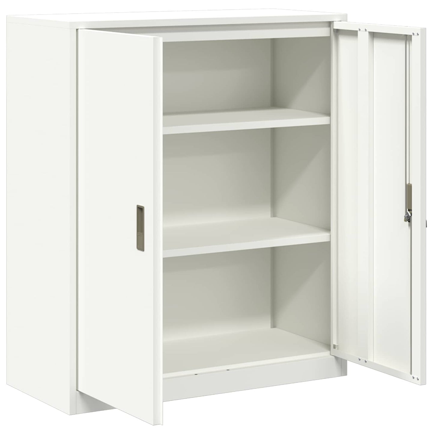 Armadio Bianco 90 x 40 x 105 cm Acciaio
