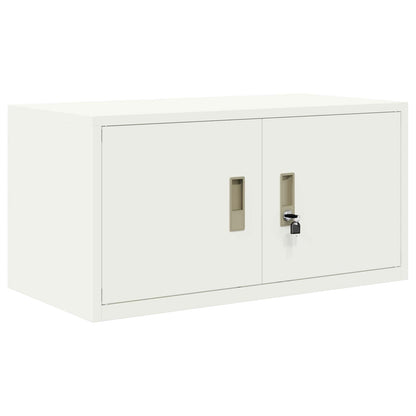 Armadio Bianco 80 x 40 x 40 cm Acciaio