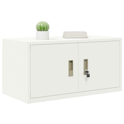 Armadio Bianco 80 x 40 x 40 cm Acciaio