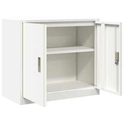 Armadio Bianco 80 x 40 x 70 cm Acciaio
