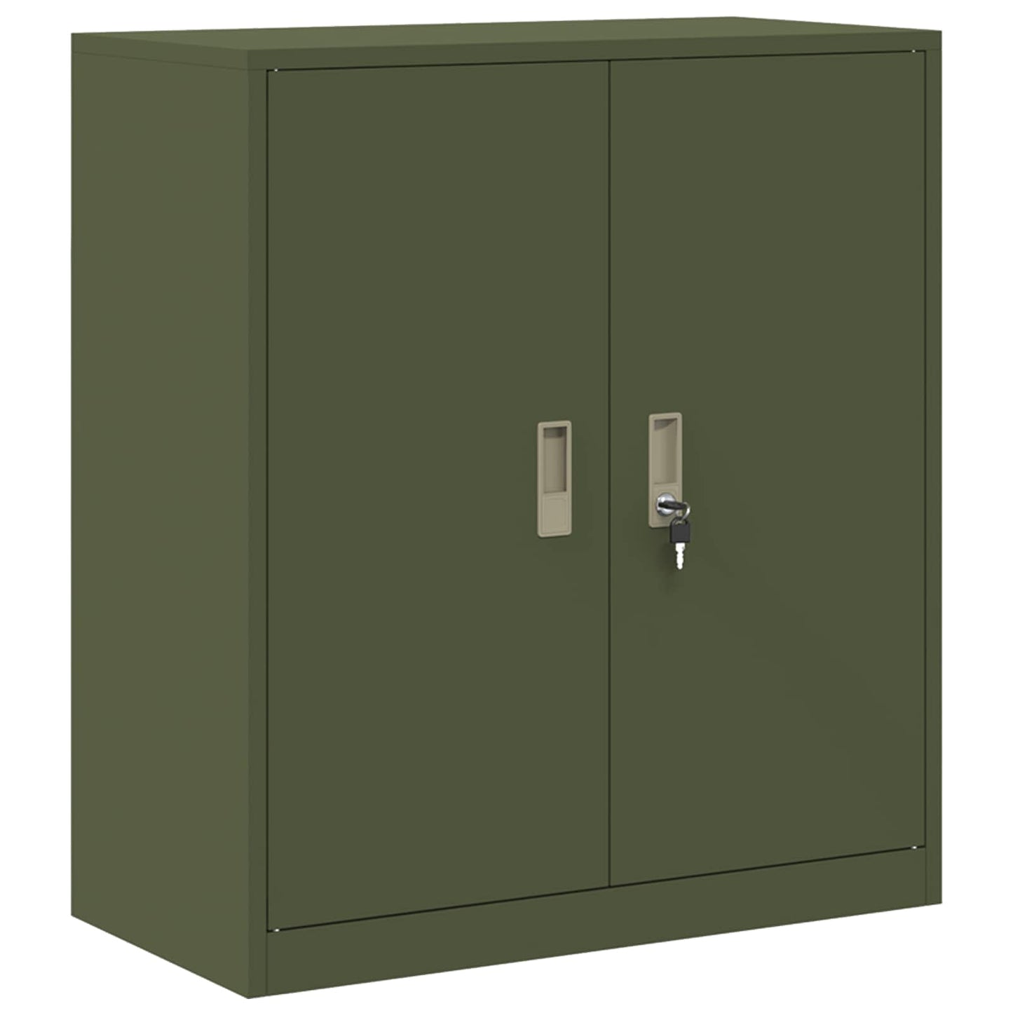 Armadio Verde oliva 80 x 40 x 90 cm Acciaio