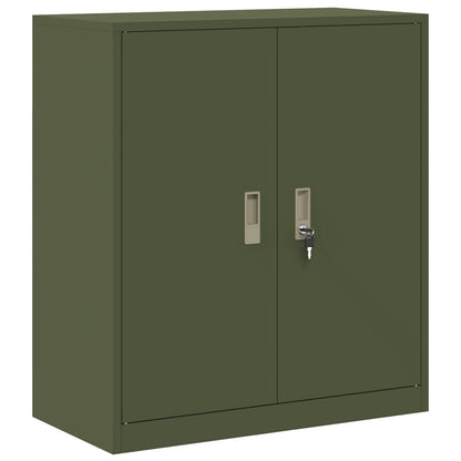Armadio Verde oliva 80 x 40 x 90 cm Acciaio