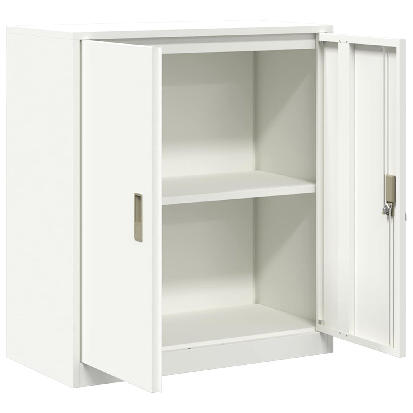 Armadio Bianco 80 x 40 x 90 cm Acciaio