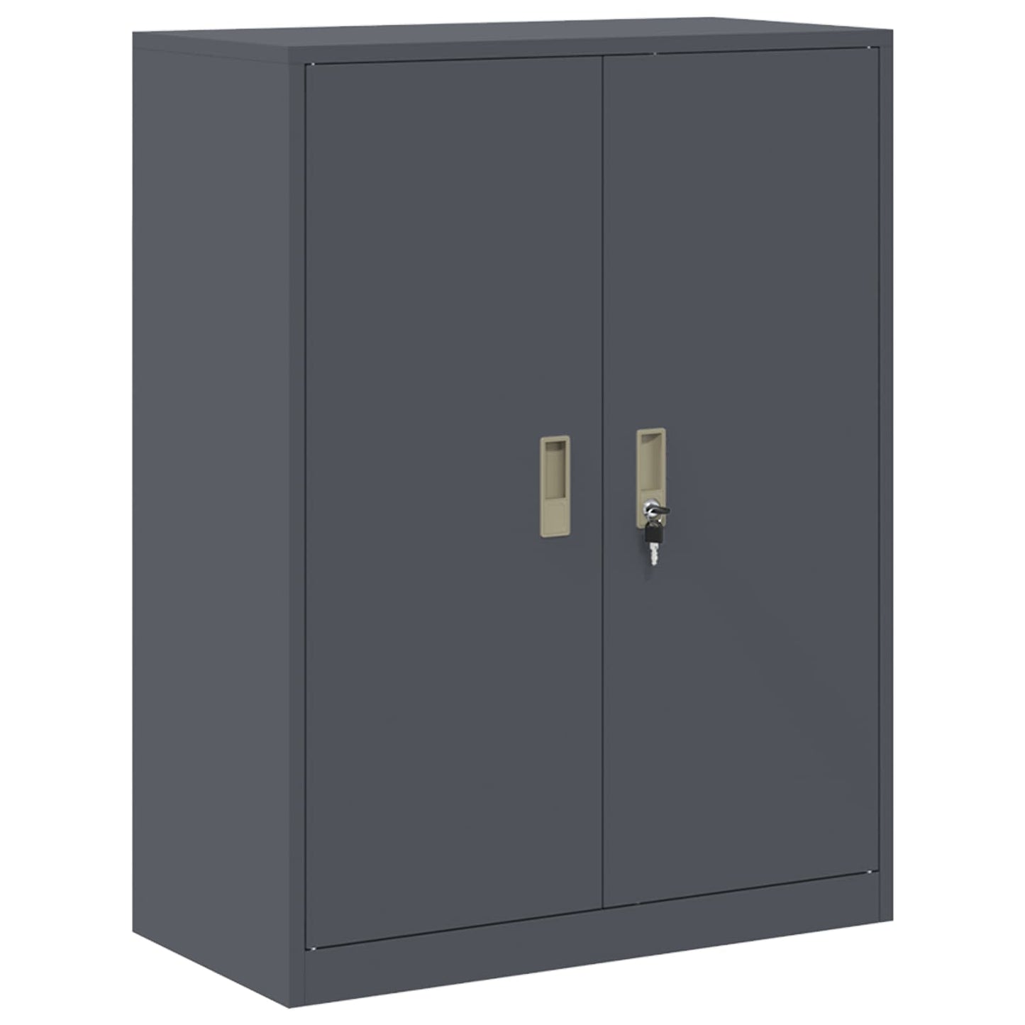 Armadio Antracite 80 x 40 x 105 cm Acciaio