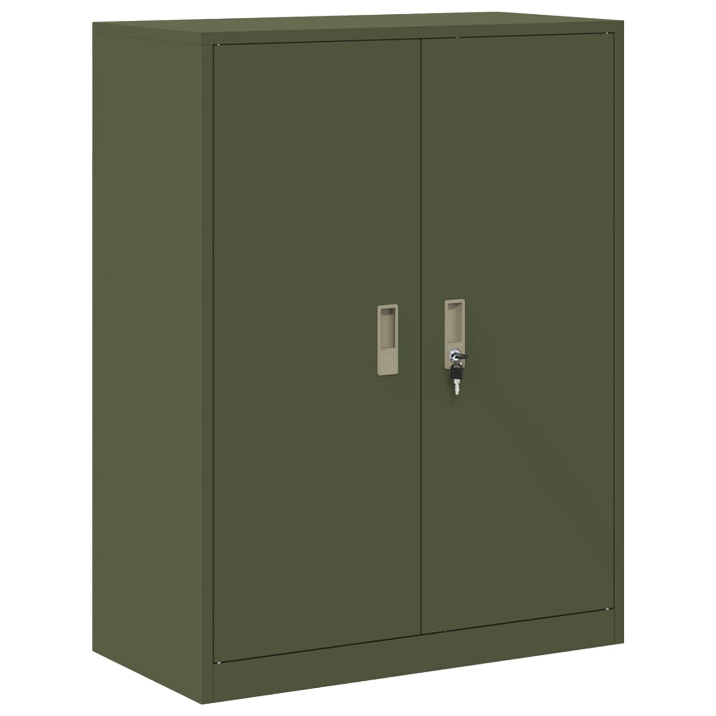Armadio Verde oliva 80 x 40 x 105 cm Acciaio