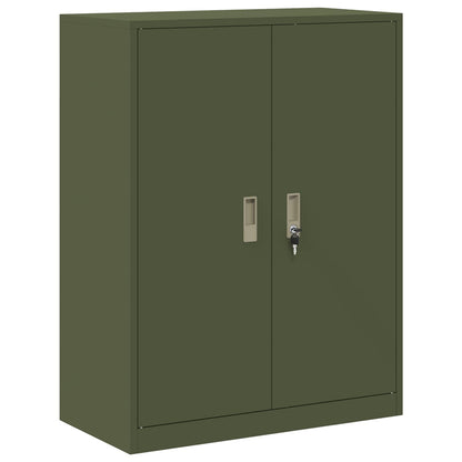 Armadio Verde oliva 80 x 40 x 105 cm Acciaio