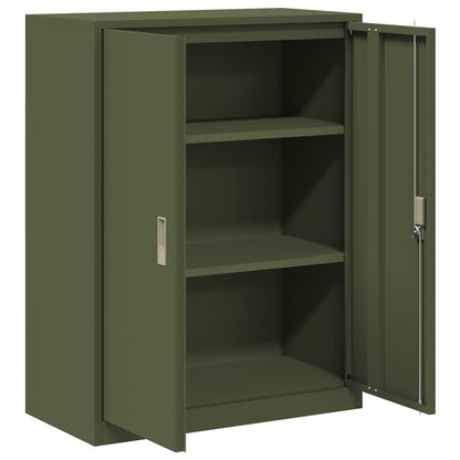 Armadio Verde oliva 80 x 40 x 105 cm Acciaio