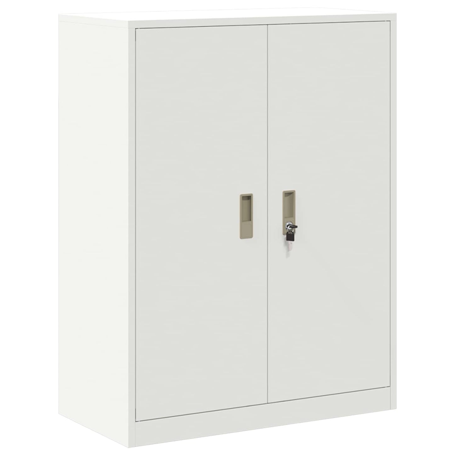 Armadio Bianco 80 x 40 x 105 cm Acciaio