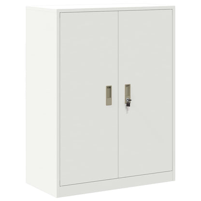 Armadio Bianco 80 x 40 x 105 cm Acciaio
