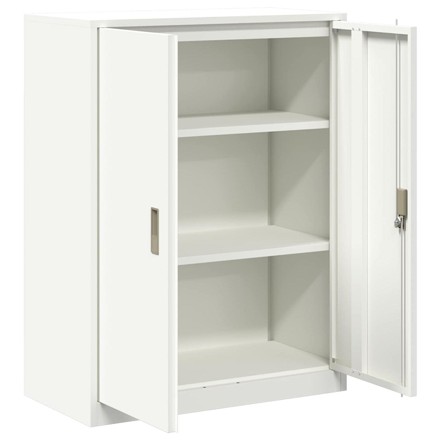 Armadio Bianco 80 x 40 x 105 cm Acciaio