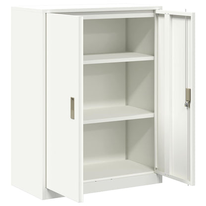 Armadio Bianco 80 x 40 x 105 cm Acciaio