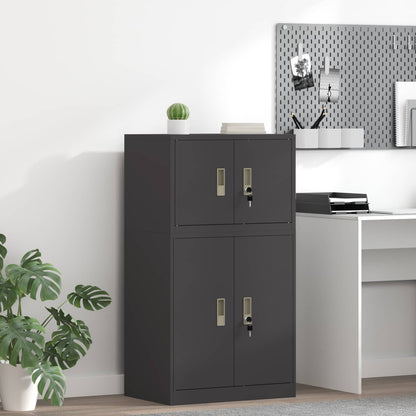 Armadio Nero 60 x 40 x 40 cm Acciaio