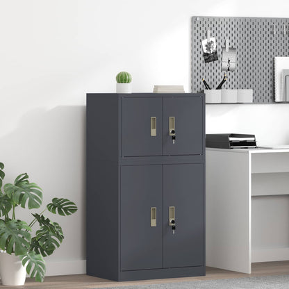 Armadio Antracite 60 x 40 x 40 cm Acciaio