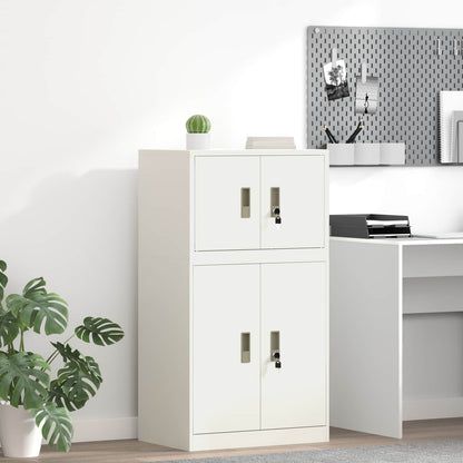 Armadio Bianco 60 x 40 x 40 cm Acciaio