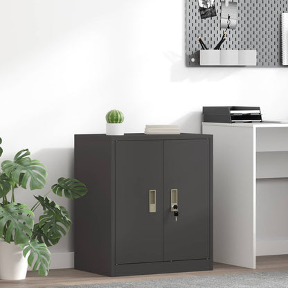Armadio Nero 60 x 40 x 70 cm Acciaio