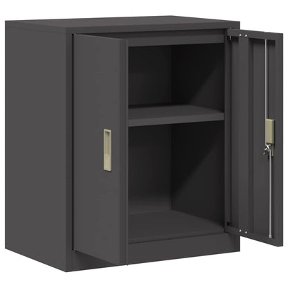 Armadio Nero 60 x 40 x 70 cm Acciaio