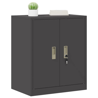 Armadio Nero 60 x 40 x 70 cm Acciaio