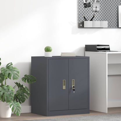 Armadio Antracite 60 x 40 x 70 cm Acciaio