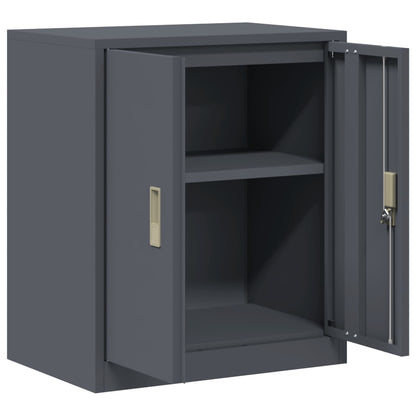 Armadio Antracite 60 x 40 x 70 cm Acciaio