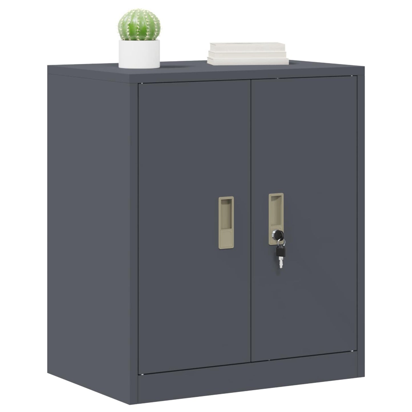 Armadio Antracite 60 x 40 x 70 cm Acciaio
