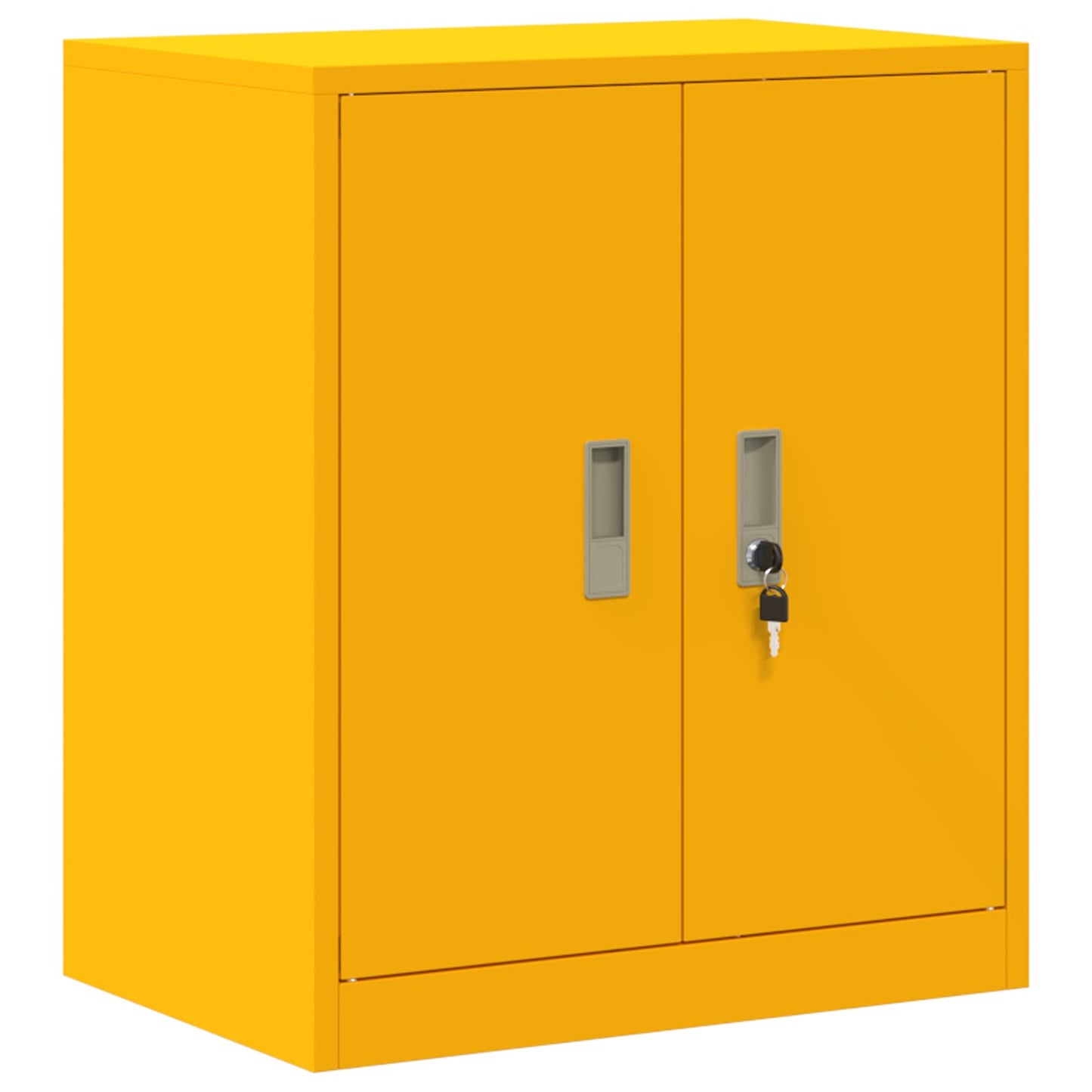 Armadio Giallo senape 60 x 40 x 70 cm Acciaio