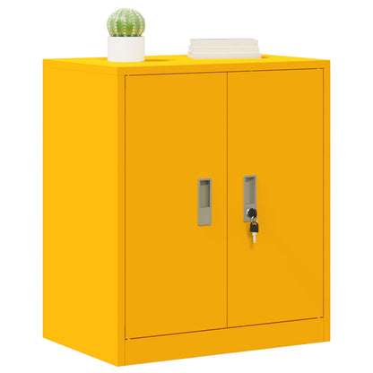 Armadio Giallo senape 60 x 40 x 70 cm Acciaio