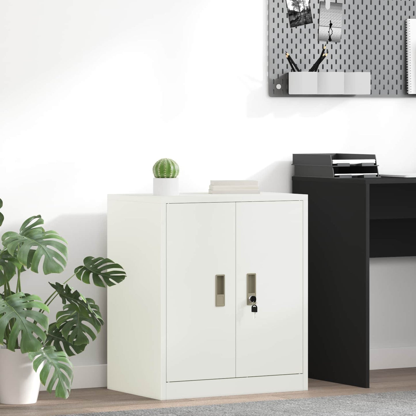 Armadio Bianco 60 x 40 x 70 cm Acciaio