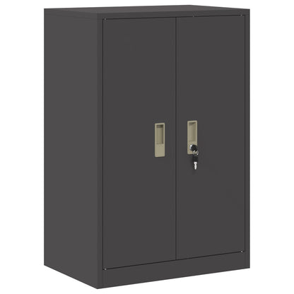 Armadio Nero 60 x 40 x 90 cm Acciaio