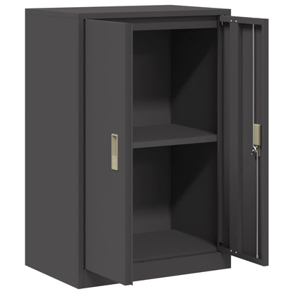 Armadio Nero 60 x 40 x 90 cm Acciaio