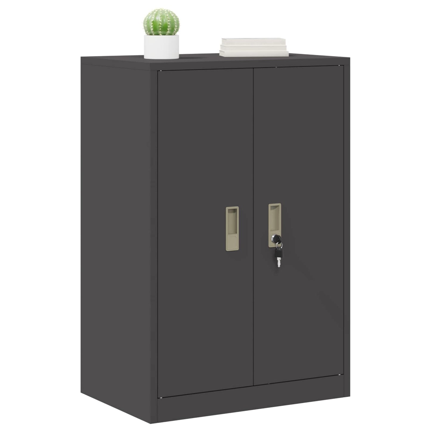 Armadio Nero 60 x 40 x 90 cm Acciaio