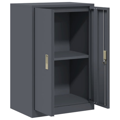 Armadio Antracite 60 x 40 x 90 cm Acciaio