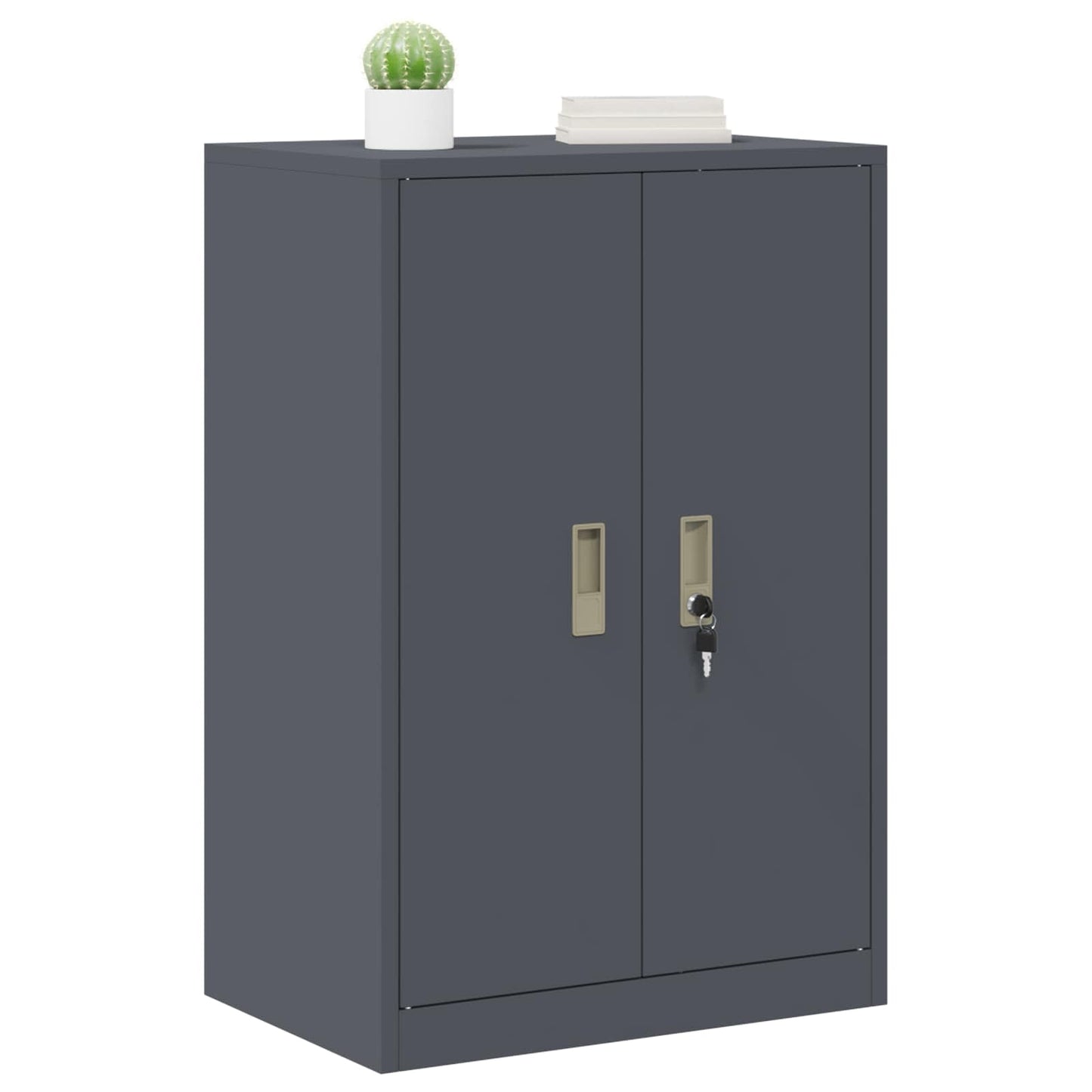 Armadio Antracite 60 x 40 x 90 cm Acciaio