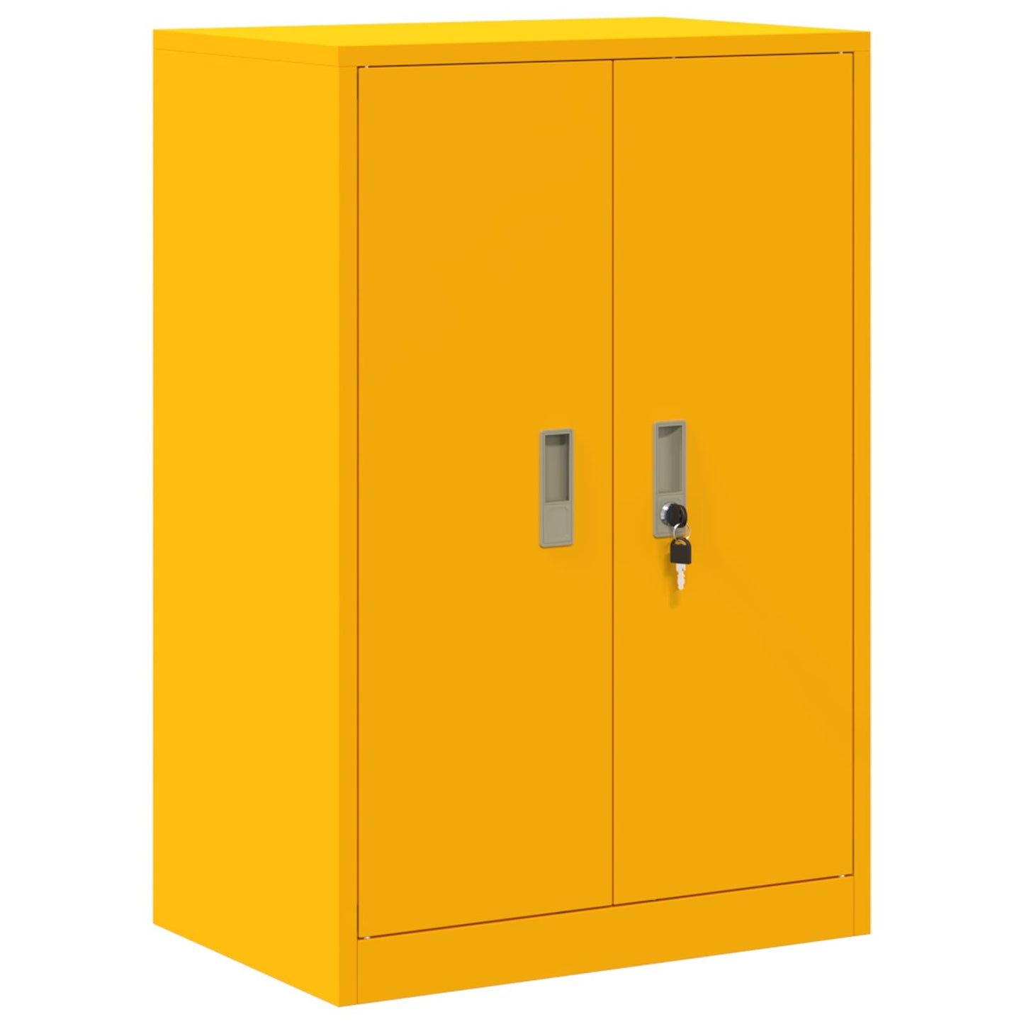 Armadio Giallo senape 60 x 40 x 90 cm Acciaio