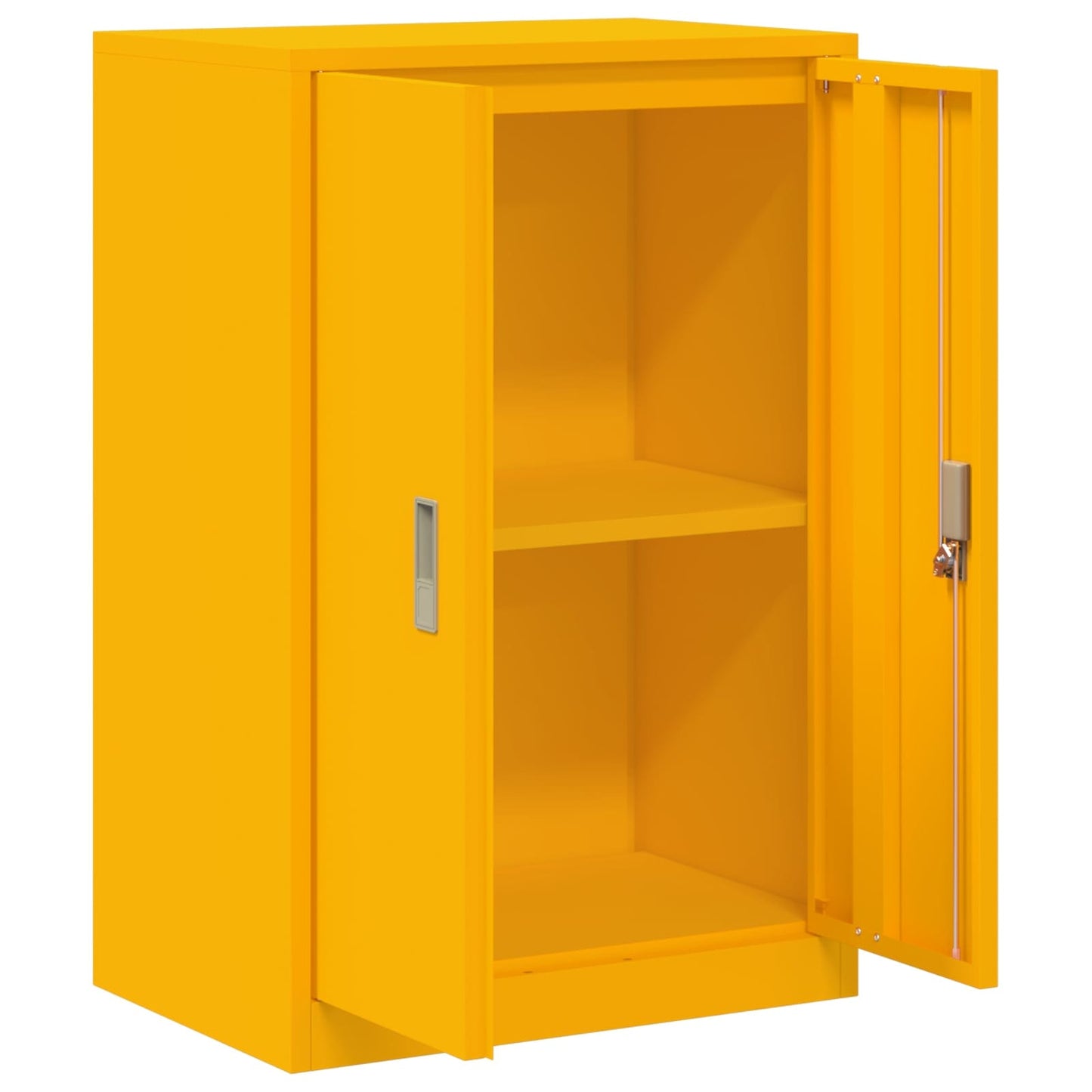 Armadio Giallo senape 60 x 40 x 90 cm Acciaio