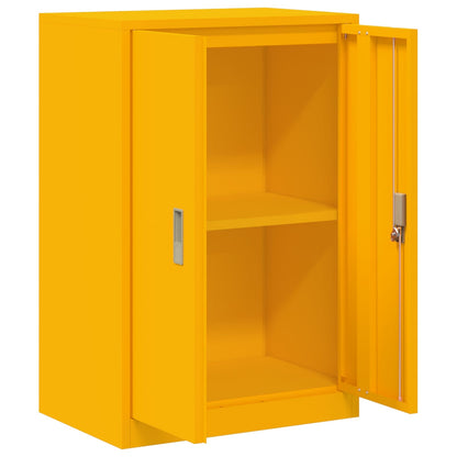 Armadio Giallo senape 60 x 40 x 90 cm Acciaio