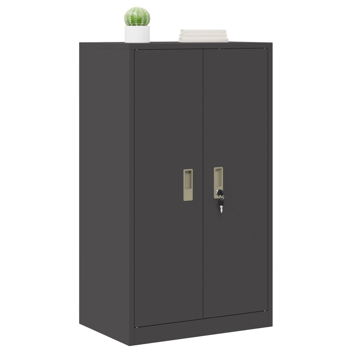 Armadio Nero 60 x 40 x 105 cm Acciaio