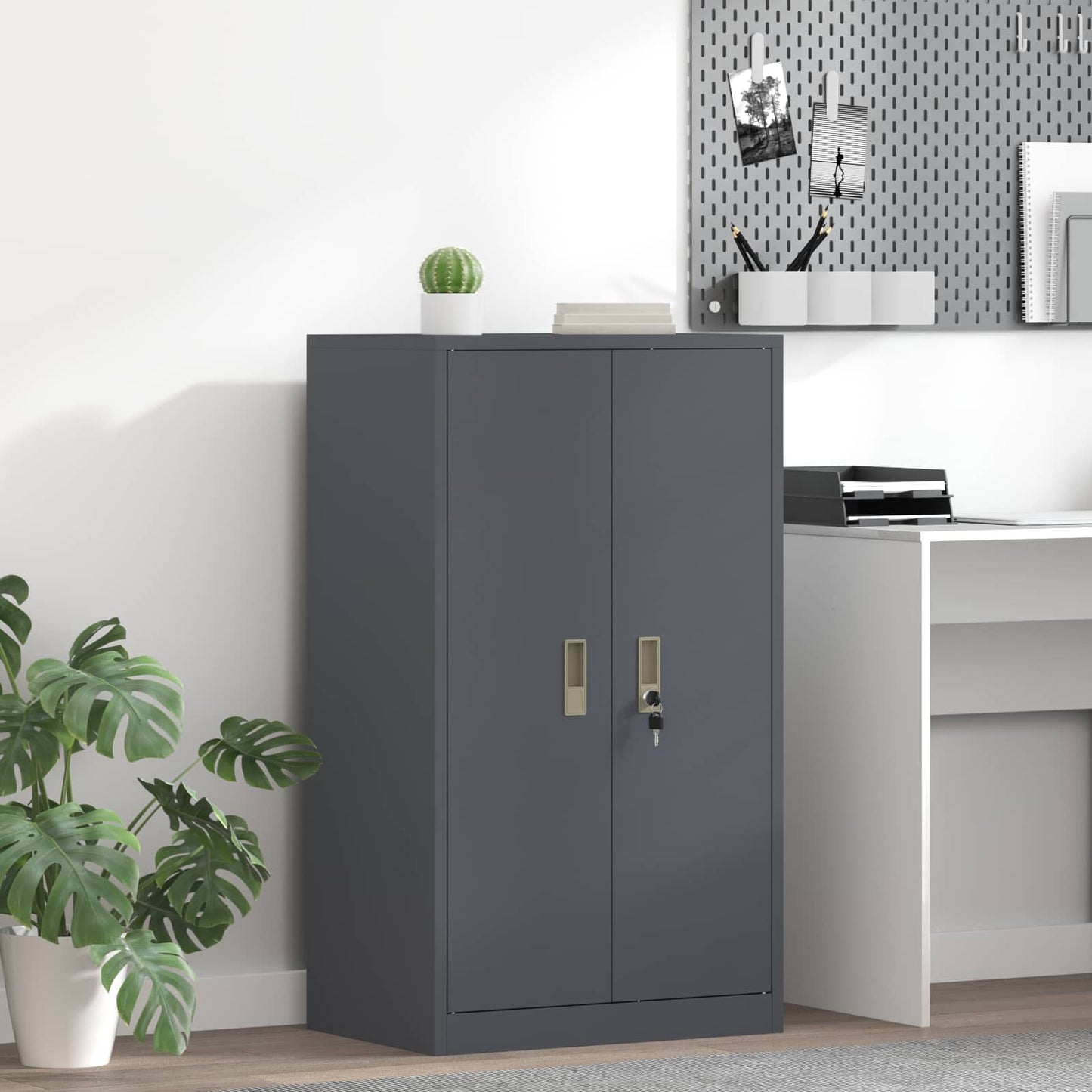 Armadio Antracite 60 x 40 x 105 cm Acciaio
