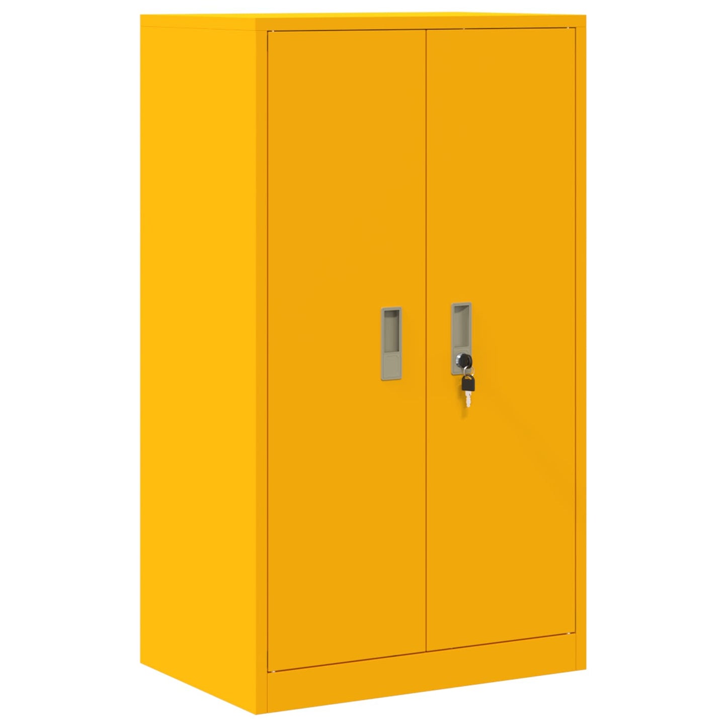 Armadio Giallo senape 60 x 40 x 105 cm Acciaio
