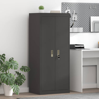 Armadio Nero 60 x 40 x 140 cm Acciaio