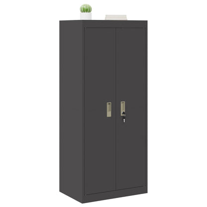 Armadio Nero 60 x 40 x 140 cm Acciaio