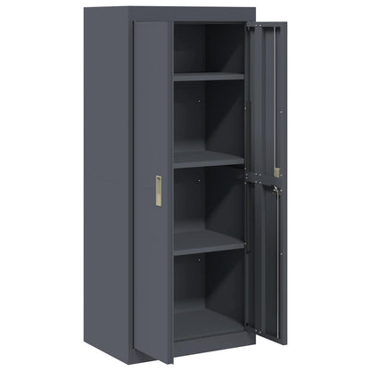 Armadio Antracite 60 x 40 x 140 cm Acciaio