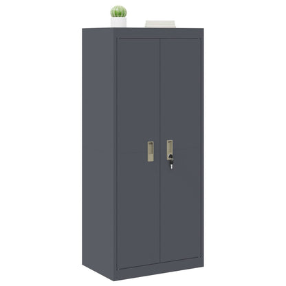 Armadio Antracite 60 x 40 x 140 cm Acciaio